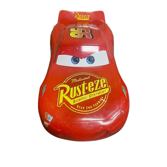 Disney Pixar Cars Lightning McQueen Large 20” Toy Vehicle Mattel - Picture 2 of 4